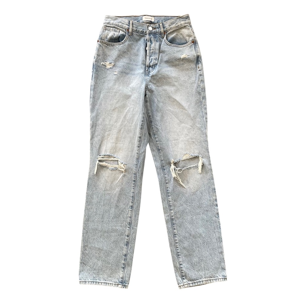 ✨ PacSun High Rise Light Wash Dad Jeans Button Fly Size 27